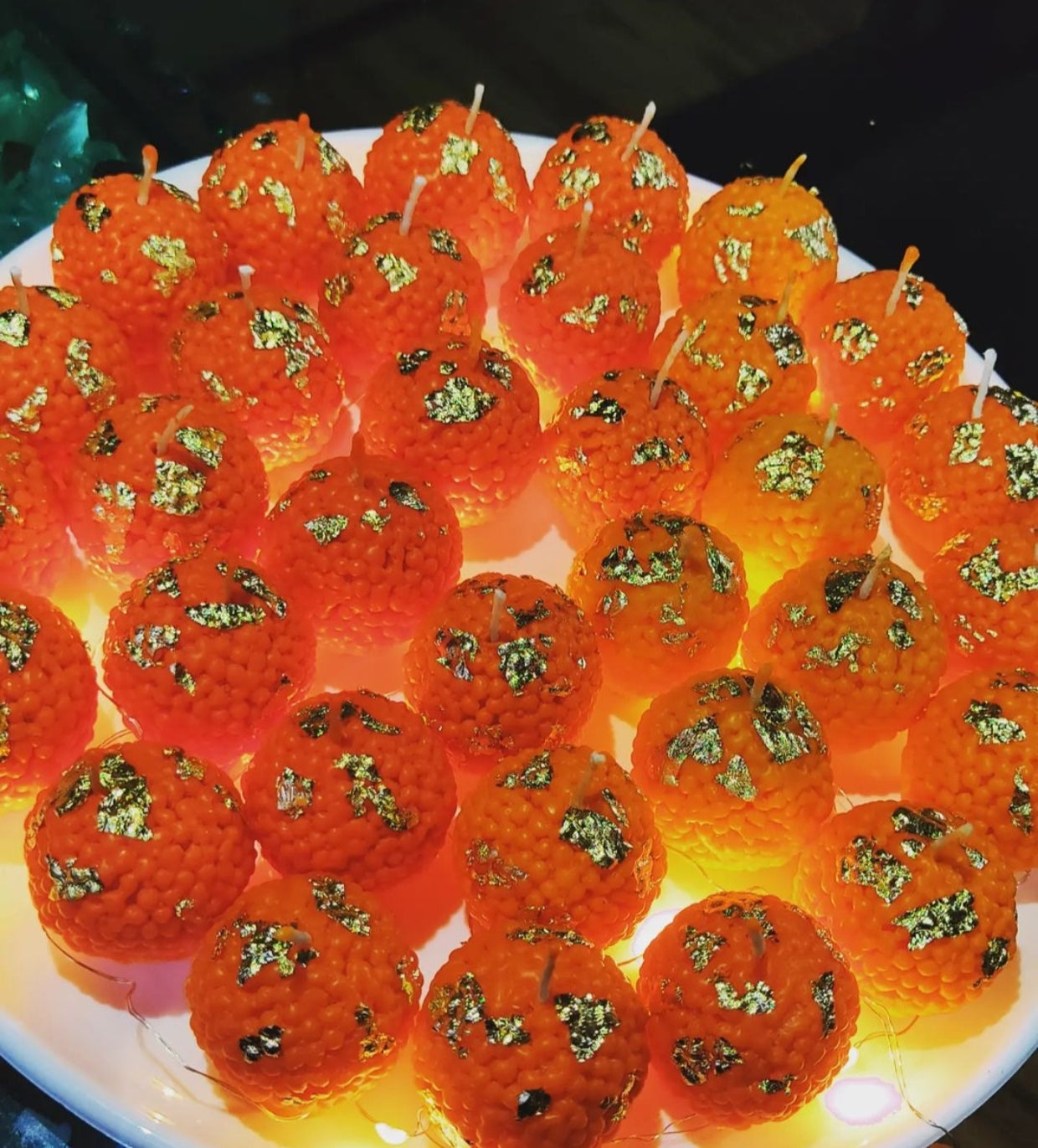 Sweet Ladoo Glow Candle | 100% Soy Wax | NAV-CT-011 - Navam