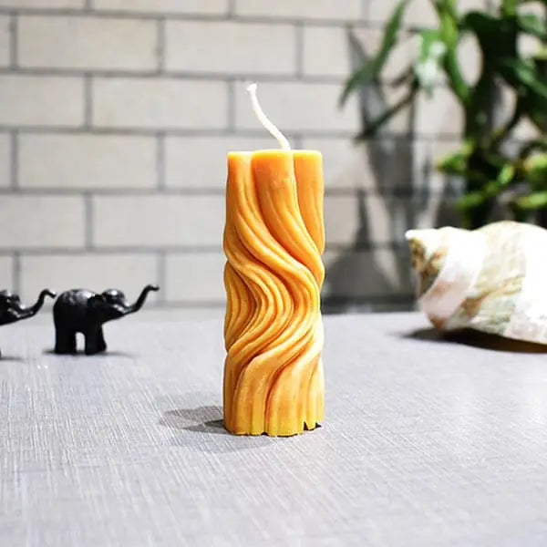 Wave Twisted Soy Scented Candle | 100% Soy Wax - Navam