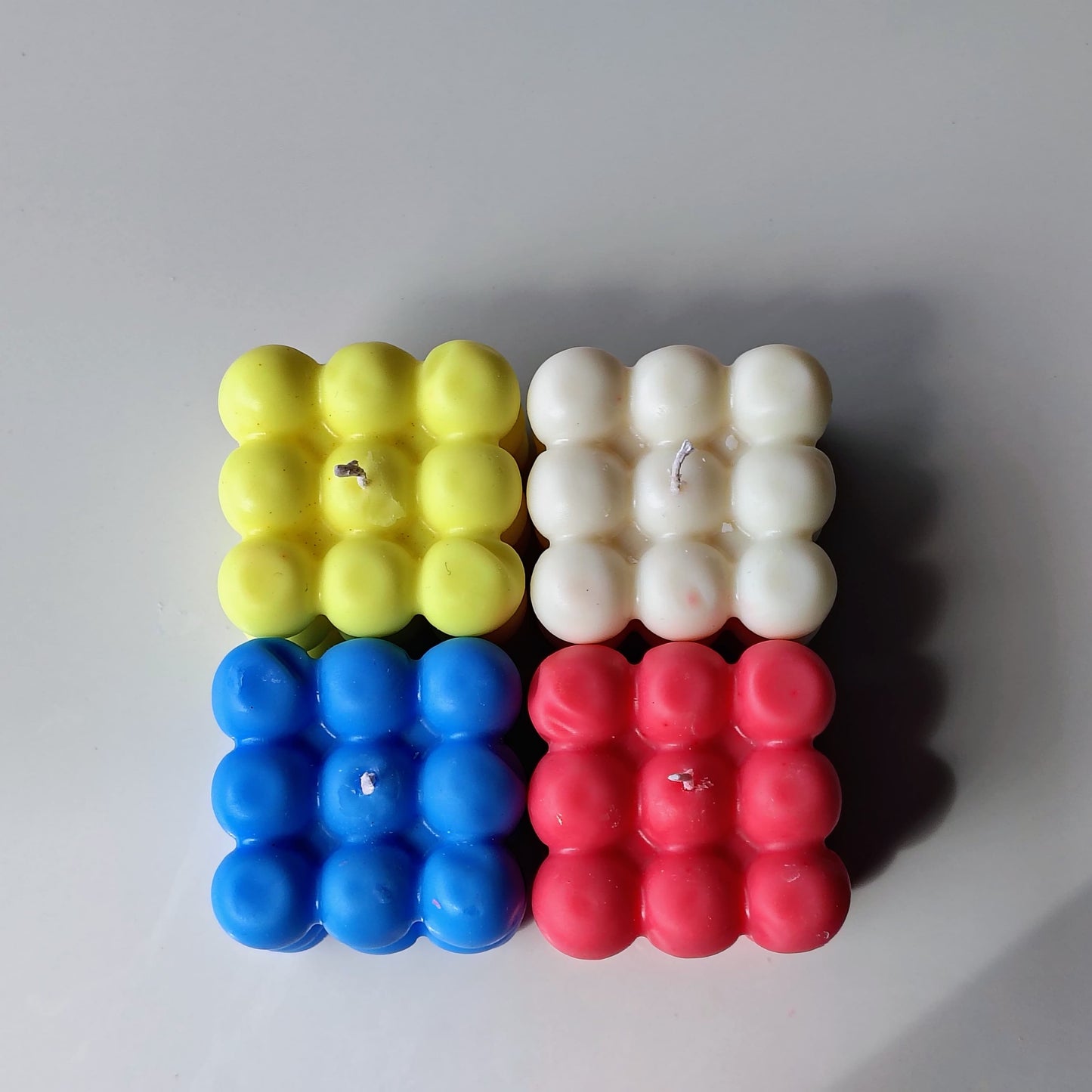 Scented Big Bubble Candle | 100 % Soy Wax | Hand Made | Set of 2 | NAV-CT-012 - Navam
