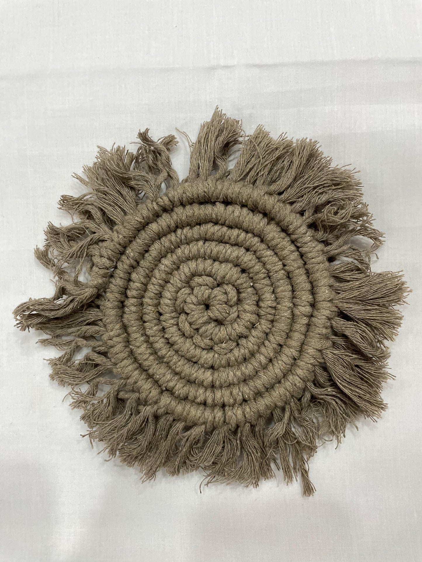 Handcrafted Macrame Coasters for Your Home | Protect Surfaces with Style and Charm | Set of 2 - Navam