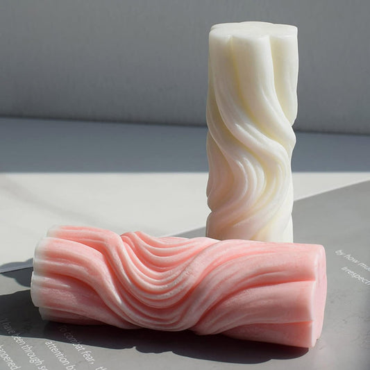 Wave Twisted Soy Scented Candle | 100% Soy Wax - Navam