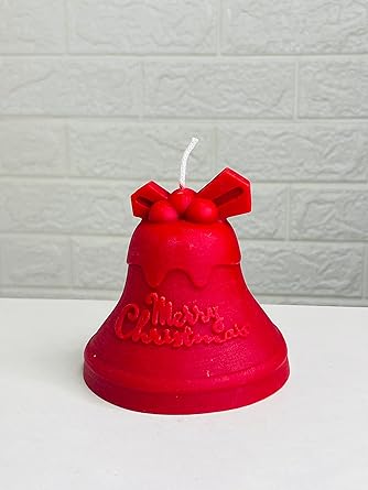 Christmas Bell Candle – Ring in the Holiday Spirit | Soy Wax | - Navam
