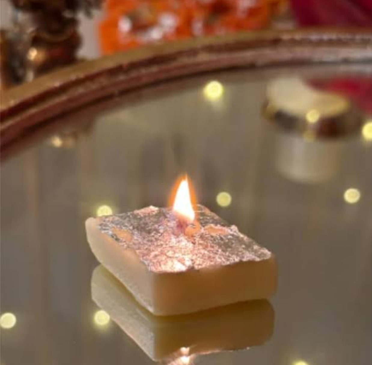 Kajukatli Delight: Fragrant Candle for Cozy Moments | 100% Soy Wax | NAV-CT-008 - Navam