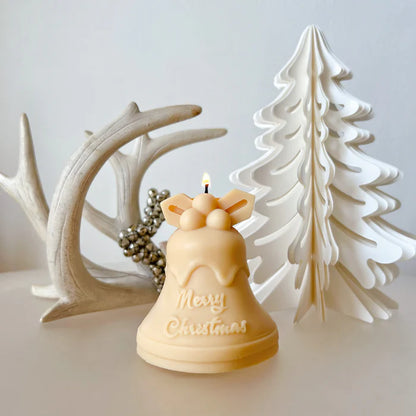 Christmas Bell Candle – Ring in the Holiday Spirit | Soy Wax | - Navam