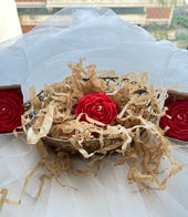 Peony Rose Soy Wax Candle | Set of 3 | NAV-CT-017 - Navam
