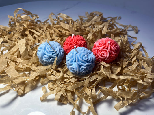 Elegant Rose Ball Sphere Candle | Set of 2  | NAV-CT-015 - Navam