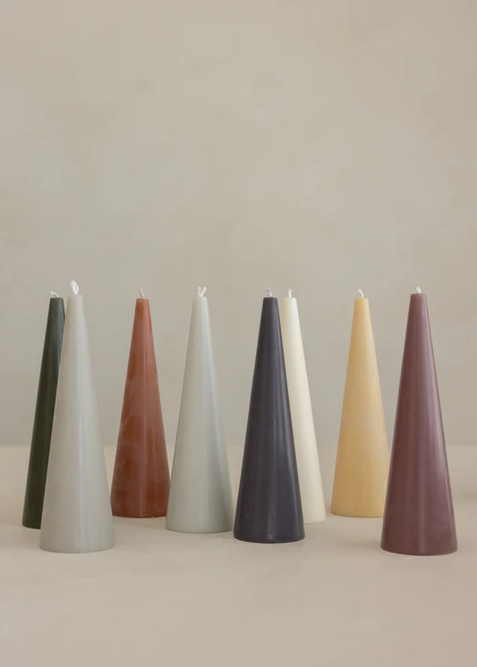 Cone-Shaped Soy Scented Candle | Set 0f 2 | - Navam