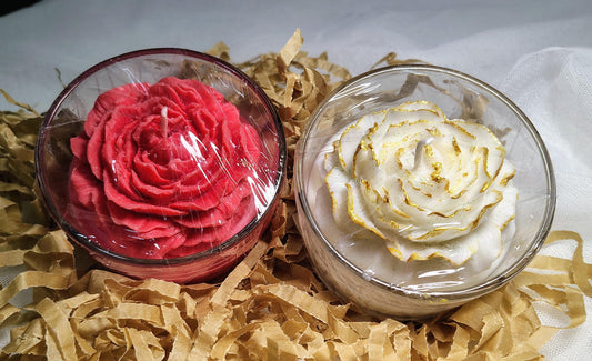 Peony Rose Jar Candle | 250 GMS Wax | 100% Soy - Navam
